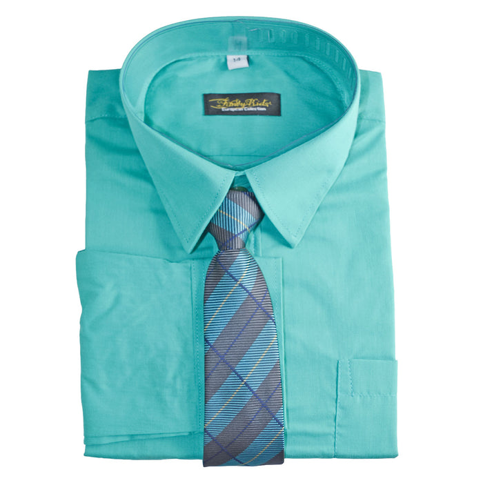 Formal Kids Wear Boys Dress Shirt with Matching Tie – Formal Shirt (2 to 20Y)