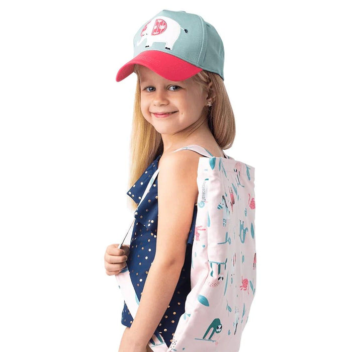 Flapjack Kids - FlapJack Kids Girl UPF50+ Ball Cap - Elephant