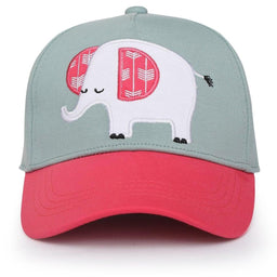 Flapjack Kids - FlapJack Kids Girl UPF50+ Ball Cap - Elephant