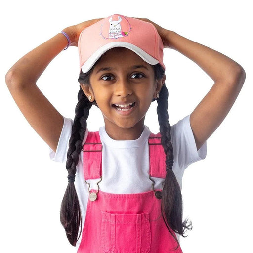 Flapjack Kids - FlapJack Kids Girl UPF50+ Ball Cap - Llama