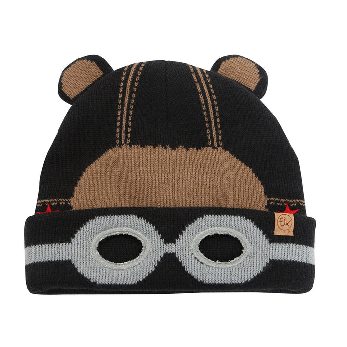 Flapjack Kids - Flapjack Kids Knitted Toque Black Bear Med/Lrg