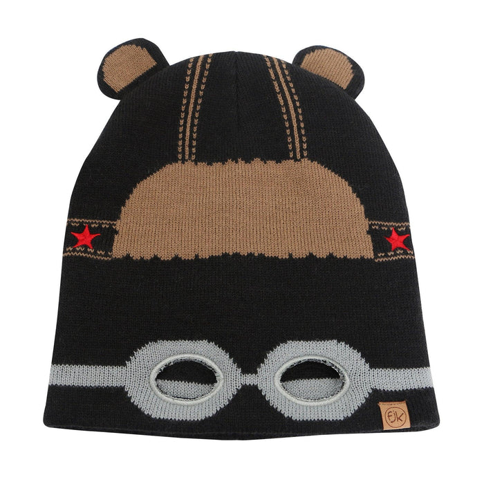 Flapjack Kids - Flapjack Kids Knitted Toque Black Bear Med/Lrg