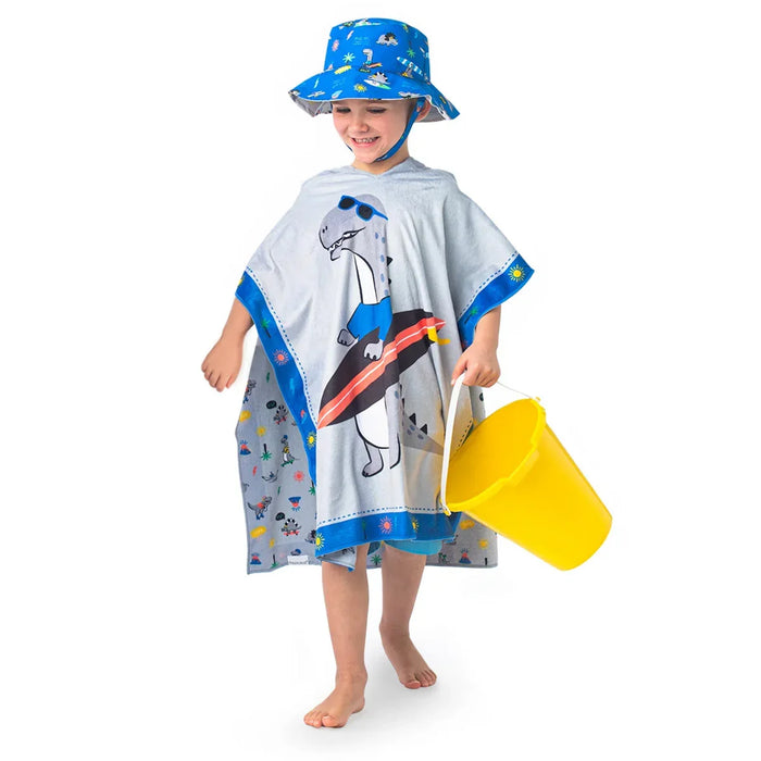 Flapjack Kids - Flapjack Kids Printed Splash-Proof Reversible Baby & Toddlers UPF50+ Sun Hat | 0M-4Y