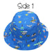 Flapjack Kids - Flapjack Kids Printed Splash-Proof Reversible Baby & Toddlers UPF50+ Sun Hat | 0M-4Y