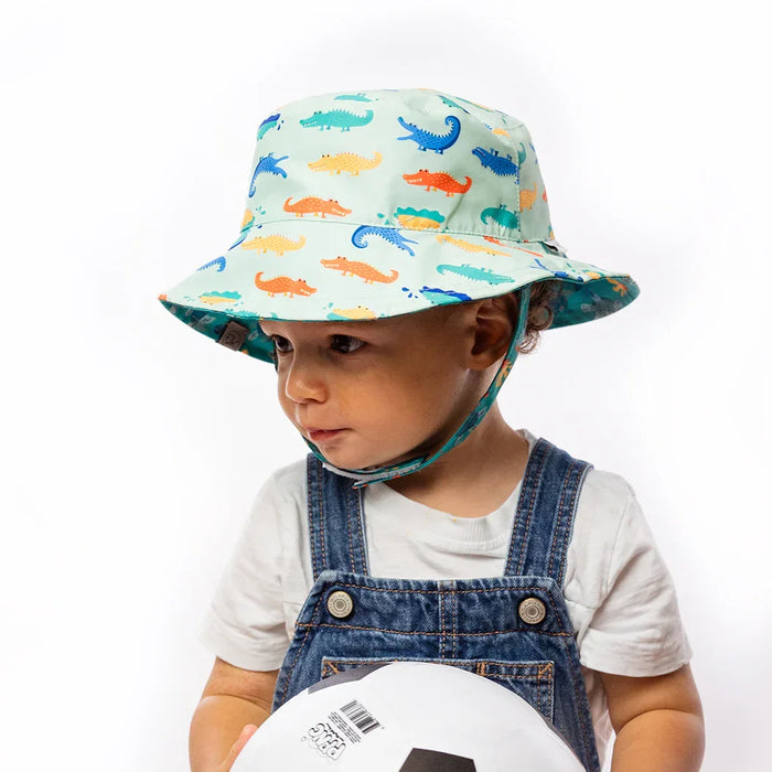 Flapjack Kids - Flapjack Kids Printed Splash-Proof Reversible Baby & Toddlers UPF50+ Sun Hat | 0M-4Y