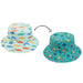 Flapjack Kids - Flapjack Kids Printed Splash-Proof Reversible Baby & Toddlers UPF50+ Sun Hat | 0M-4Y