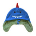 Flapjack Kids - Flapjack Kids Reversible Sherpa Hat - Dino/Shark