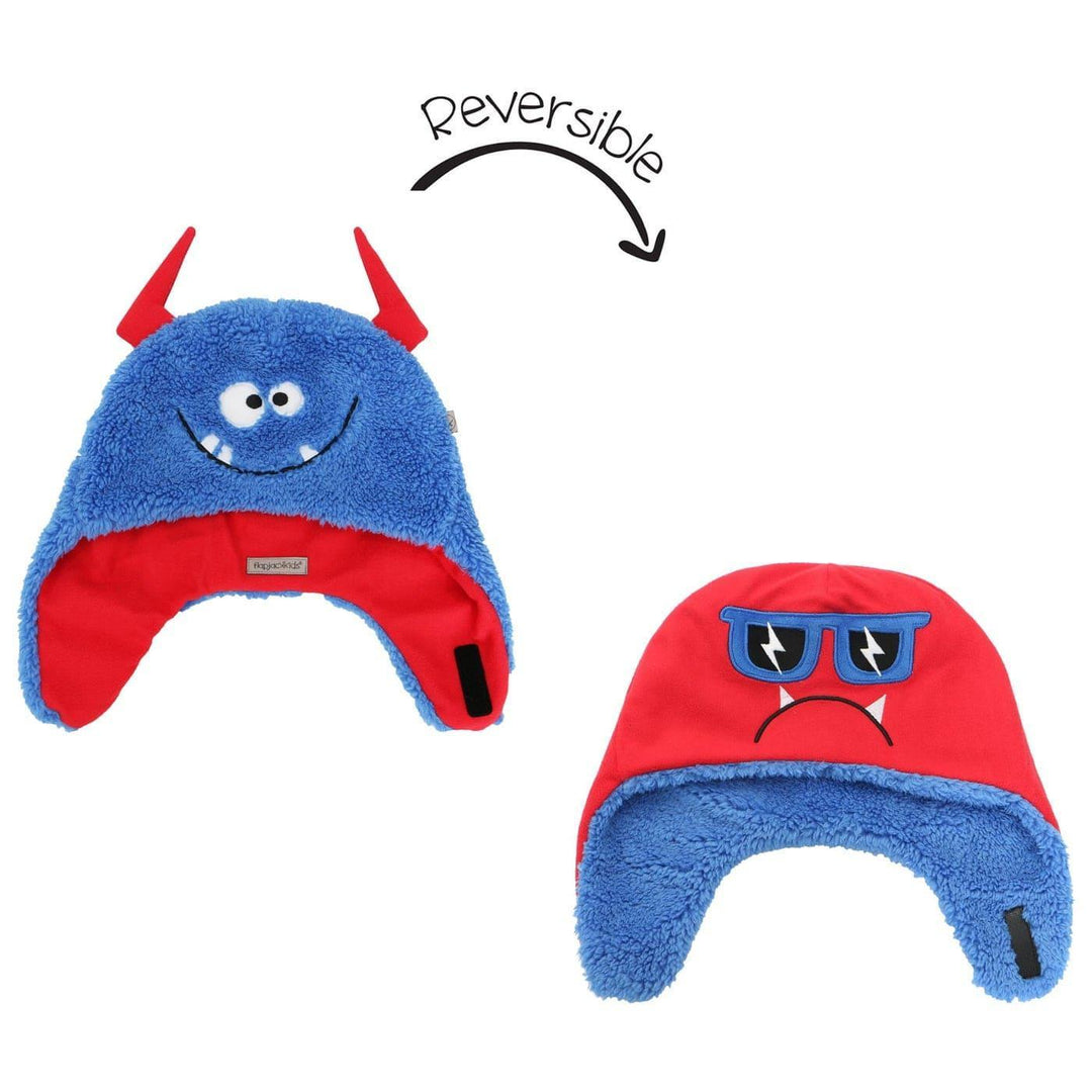 Flapjack Kids - Flapjack Kids Reversible Sherpa Hat - Monsters