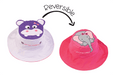 Flapjack Kids - FlapJack Kids UPF50+ Reversible Sun Hat - Hippo / Elephant