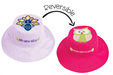 Flapjack Kids - FlapJack Kids UPF50+ Reversible Sun Hat - Peacock / Owl