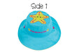 Flapjack Kids - FlapJack Kids UPF50+ Reversible Sun Hat - Starfish / Fish