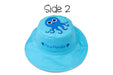 Flapjack Kids - FlapJack Kids UPF50+ Reversible Sun Hat - Whale / Octopus