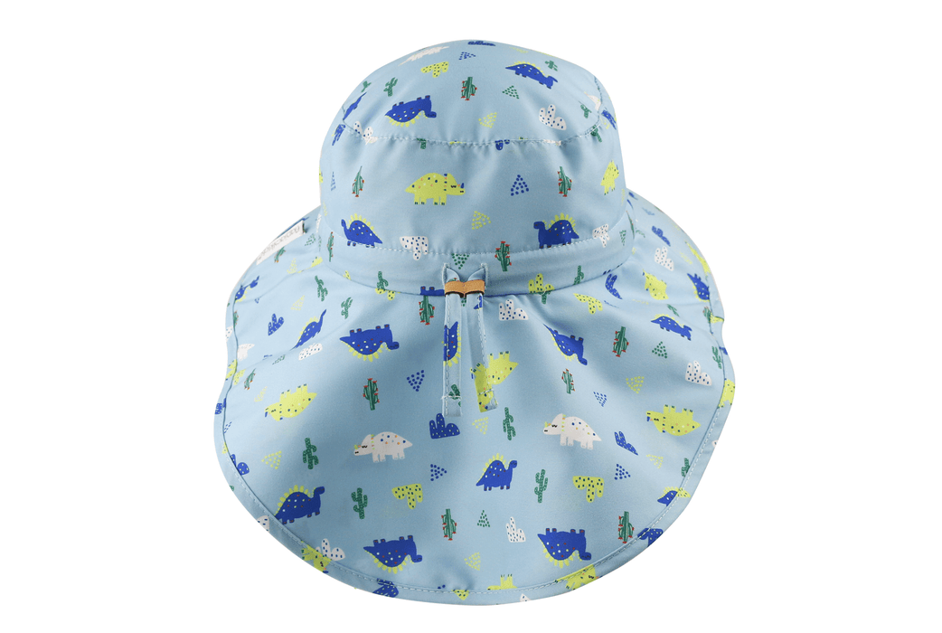 Flapjack Kids - FlapJack Kids UPF50+ Sun Hat with Neck Cape - Dinosaur