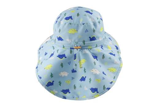 Flapjack Kids - FlapJack Kids UPF50+ Sun Hat with Neck Cape - Dinosaur