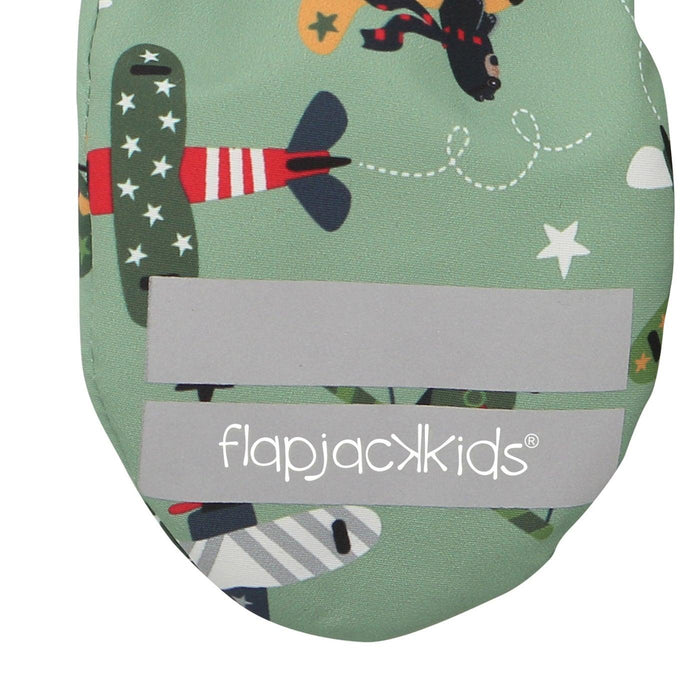 Flapjack Kids - FlapJack Kids Water Repellent Ski Mittens - Black Bear Green
