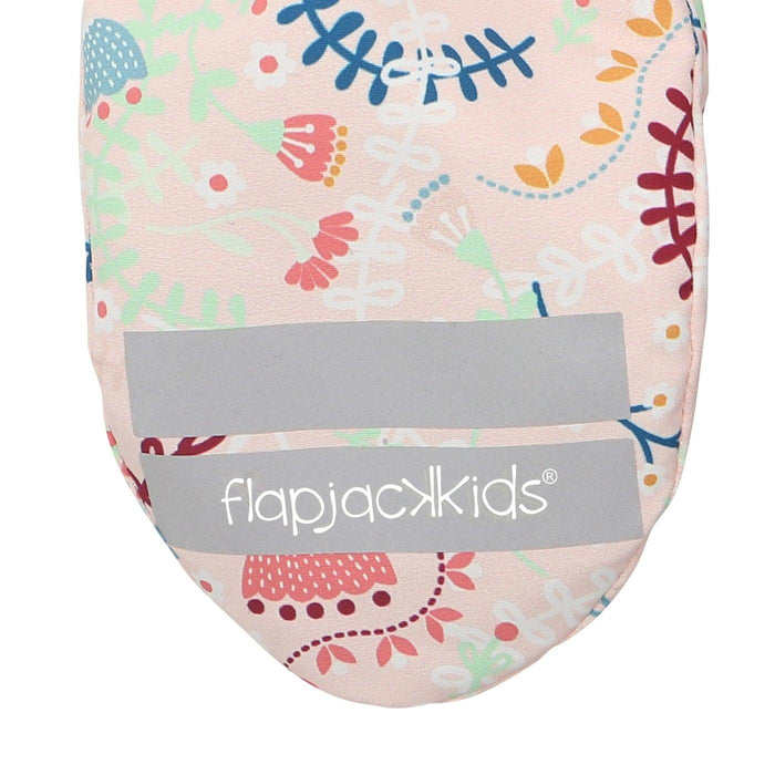 Flapjack Kids - FlapJack Kids Water Repellent Ski Mittens Floral Pink
