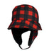Flapjack Kids - Flapjack Kids Winter Bucket Hat Red Buffalo Check