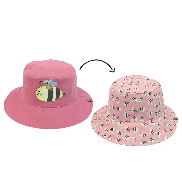 Flapjack Kids® Reversible UPF 50+ Kids Sun Hat Sizes Small-Large
