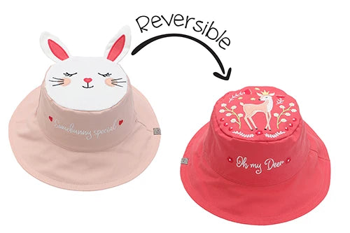 Flapjack Kids® Reversible UPF 50+ Kids Sun Hat Sizes Small-Large