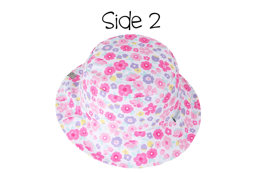 Flapjack Kids® Reversible UPF 50+ Kids Sun Hat Sizes Small-Large