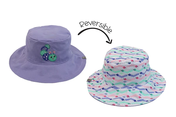 Flapjack Kids® Reversible UPF 50+ Kids Sun Hat Sizes Small-Large
