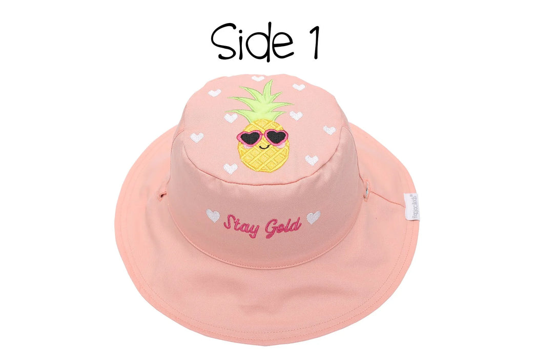 Flapjack Kids® Reversible UPF 50+ Kids Sun Hat Sizes Small-Large