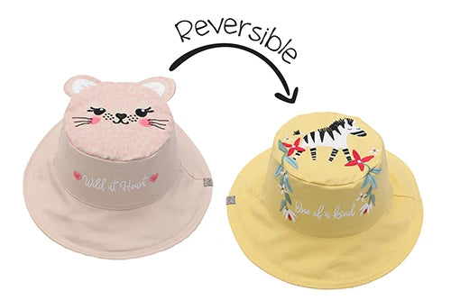 Flapjack Kids® Reversible UPF 50+ Kids Sun Hat Sizes Small-Large