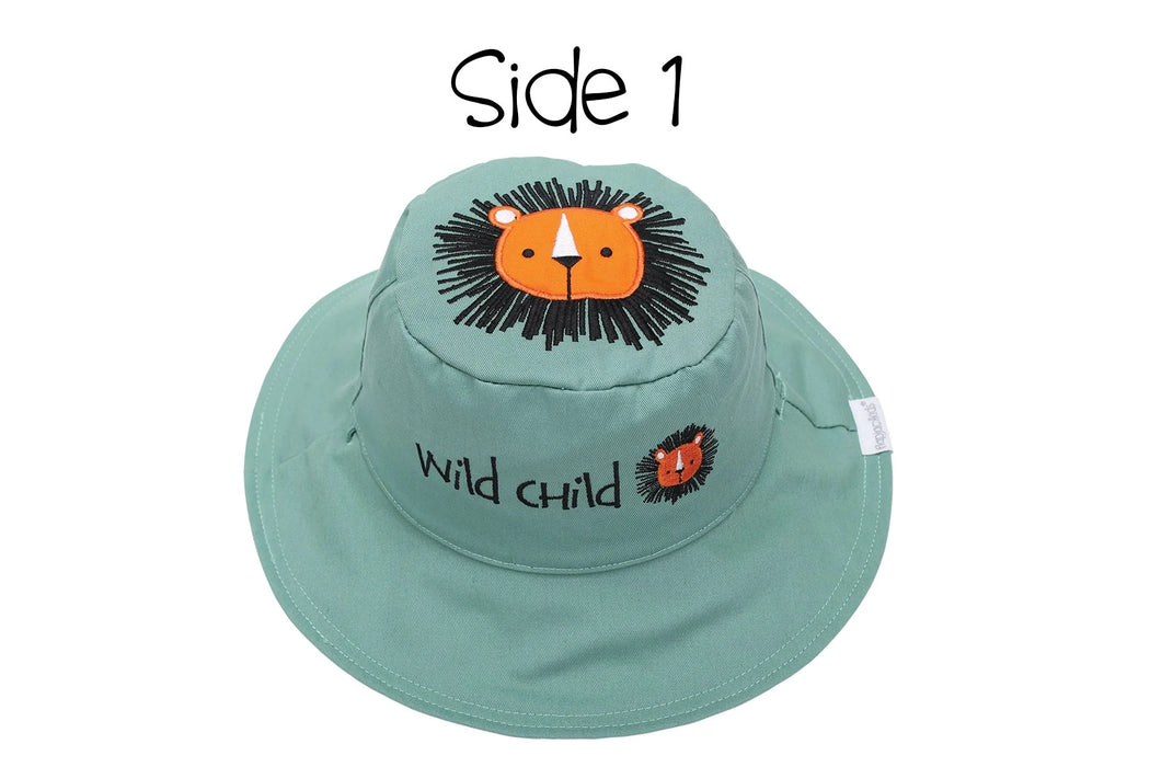 Flapjack Kids® Reversible UPF 50+ Kids Sun Hat Sizes Small-Large