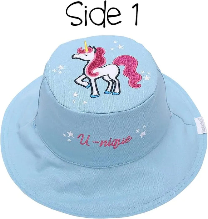 Flapjack Kids® Reversible UPF 50+ Kids Sun Hat Sizes Small-Large