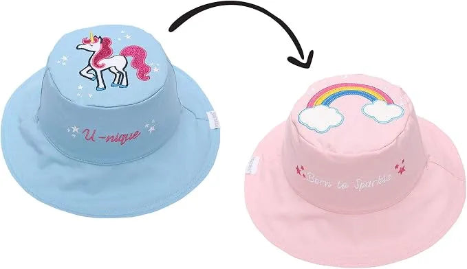 Flapjack Kids® Reversible UPF 50+ Kids Sun Hat Sizes Small-Large