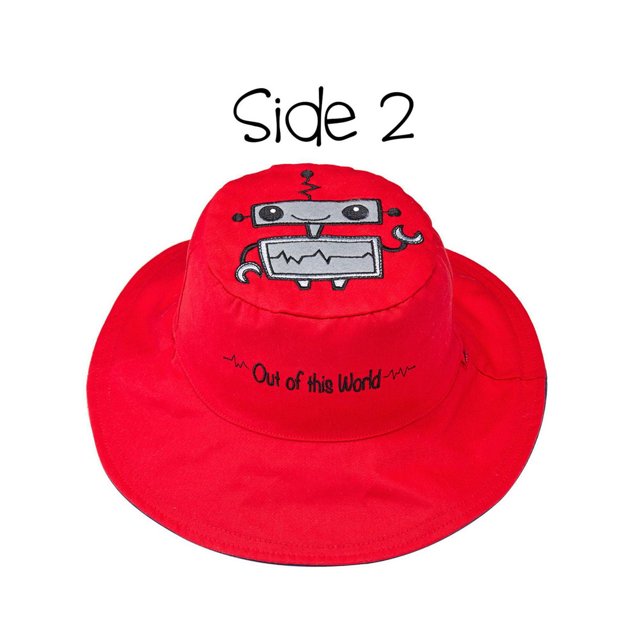 Flapjack Kids® Reversible UPF 50+ Kids Sun Hat Sizes Small-Large