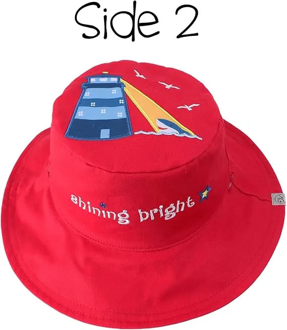 Flapjack Kids® Reversible UPF 50+ Kids Sun Hat Sizes Small-Large