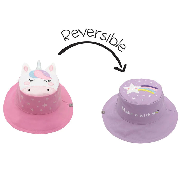 Flapjack Kids® Reversible UPF 50+ Kids Sun Hat Sizes Small-Large