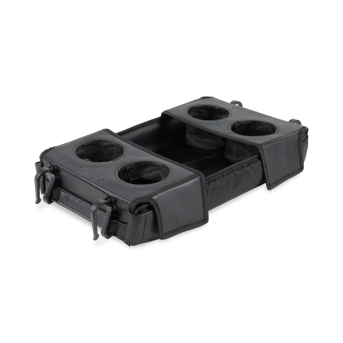 Flex Snack Tray L2-L4 wagon accessory with four cup holders, shown on a plain white background.