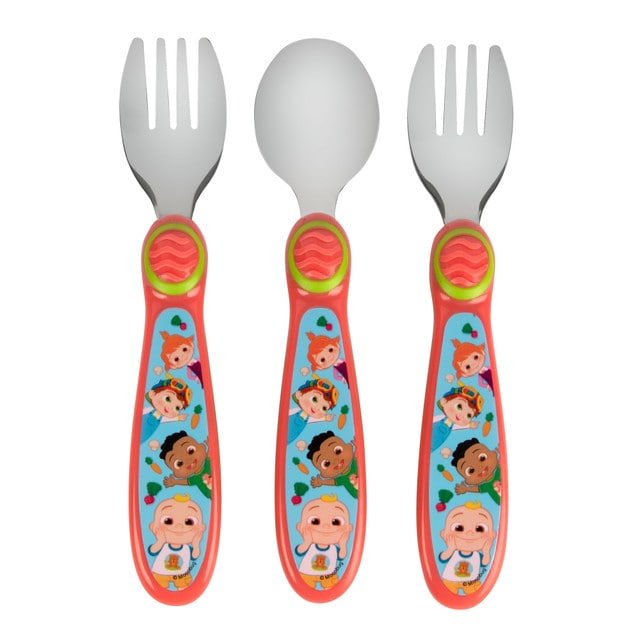 The First Years CoComelon Toddler Forks and Spoon Set