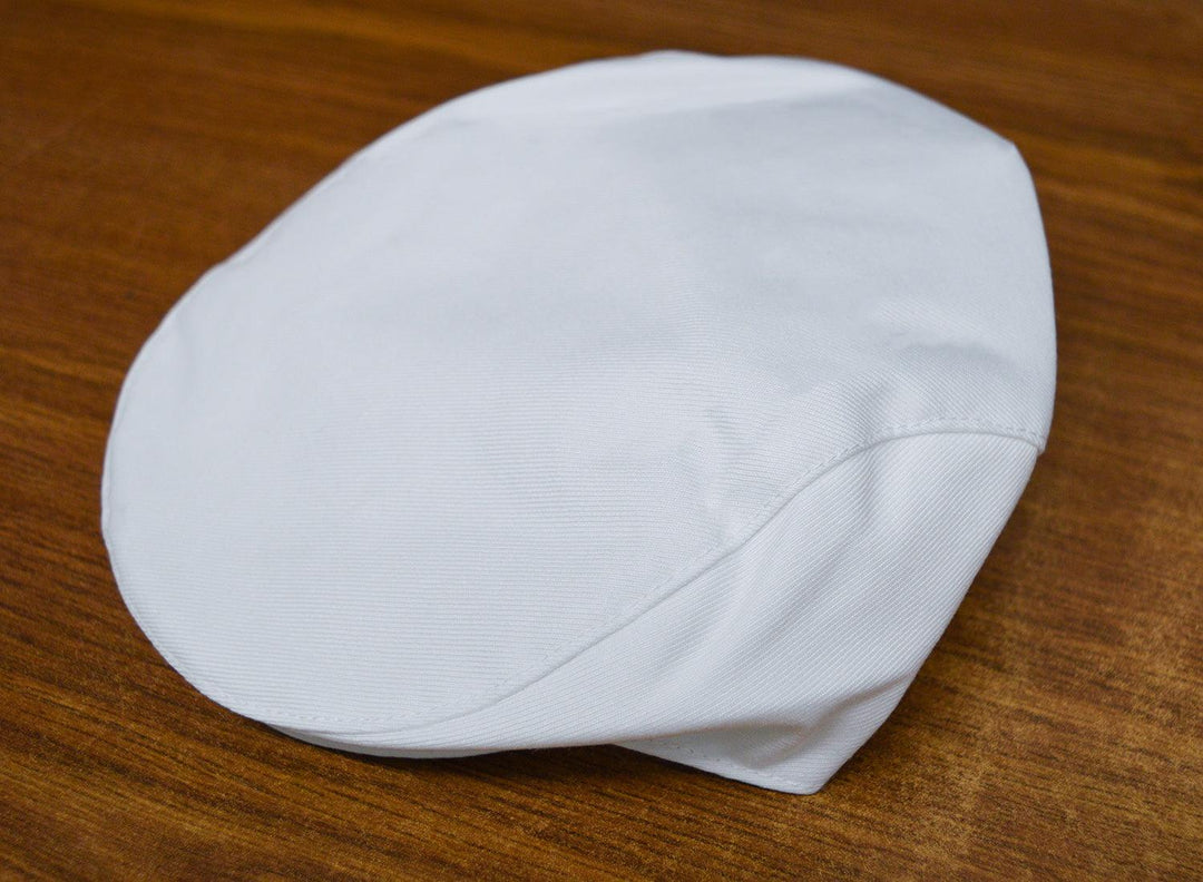 Formal Kids Wear - Baby Boys Baptism Cap – Classic Design in White & Ivory (Sizes 0 to 30m)