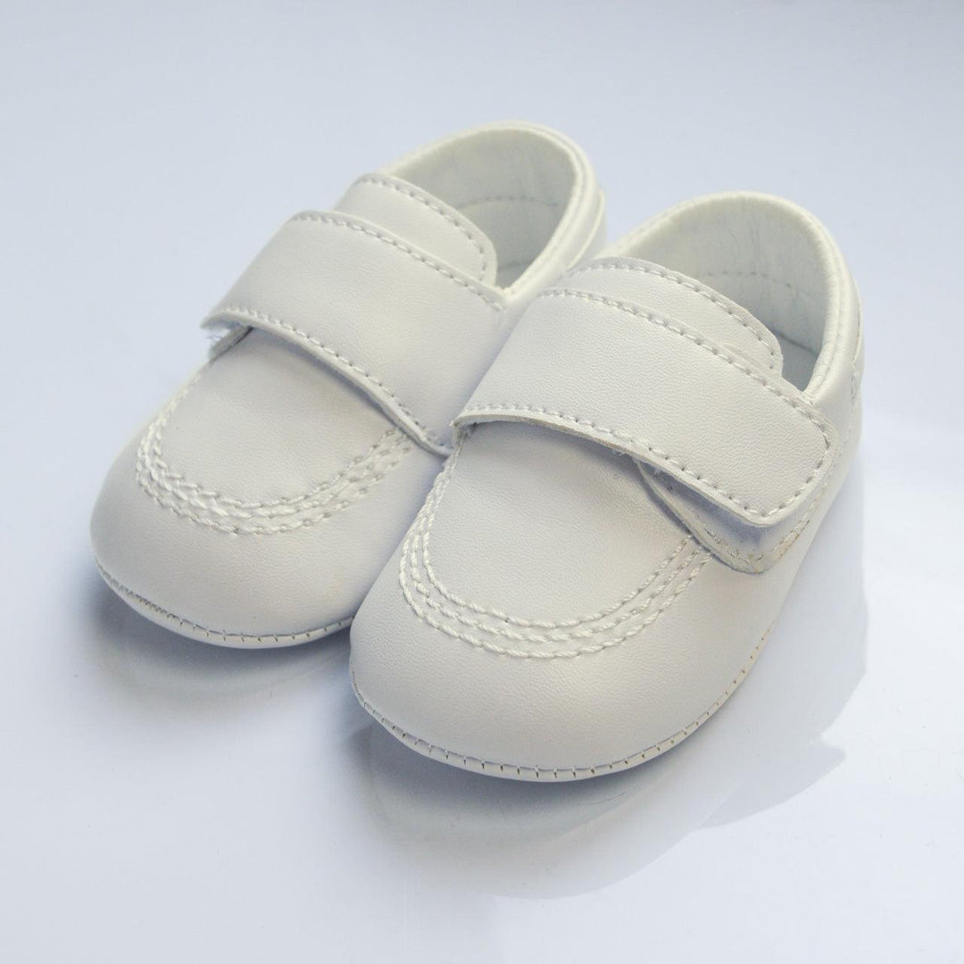 Formal Kids Wear - Baby Boys’ Baptism Moccasin Shoes – Soft, Stylish, and Comfortable (Baby sizes 0 to 5)