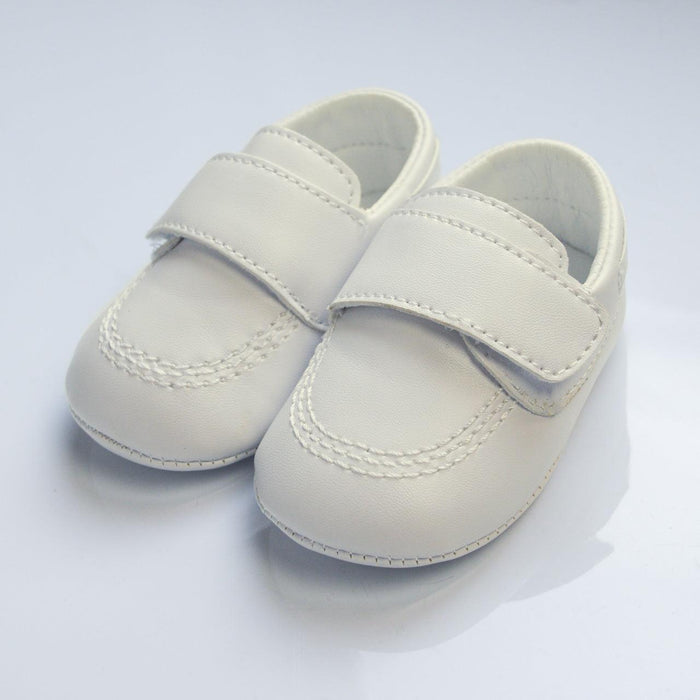 Formal Kids Wear - Baby Boys’ Baptism Moccasin Shoes – Soft, Stylish, and Comfortable (Baby sizes 0 to 5)
