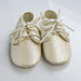 Formal Kids Wear - Baby Boys Baptism Shoes - Classic Lace-Up Design in Ivory or White - (Baby Sizes 0 to 8)