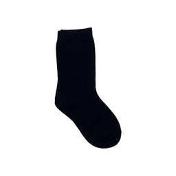 Formal Kids Wear - Boys Black Formal Crew Socks – Soft, Stylish, and Durable (Ages 1-14 Years)