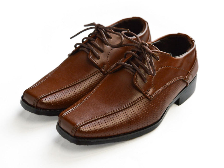 Formal Kids Wear - Boys Classic Dress Shoes - Perfect for Special Occasions, Weddings & Parties! (Sizes 6A to 9)