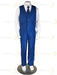 Formal Kids Wear - Boys Premium 4-Piece Blazer Suit Set – Light Grey, Navy, or New-Blue with Assorted Tie (Ages 3M-16Y)