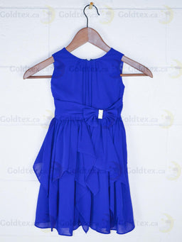 Formal Kids Wear - Charming Flower Girl Party Dress – Tea-Length with Multi-Layer Skirt & Sleeveless Top - (Ages 2-16)