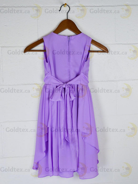 Formal Kids Wear - Charming Flower Girl Party Dress – Tea-Length with Multi-Layer Skirt & Sleeveless Top - (Ages 2-16)