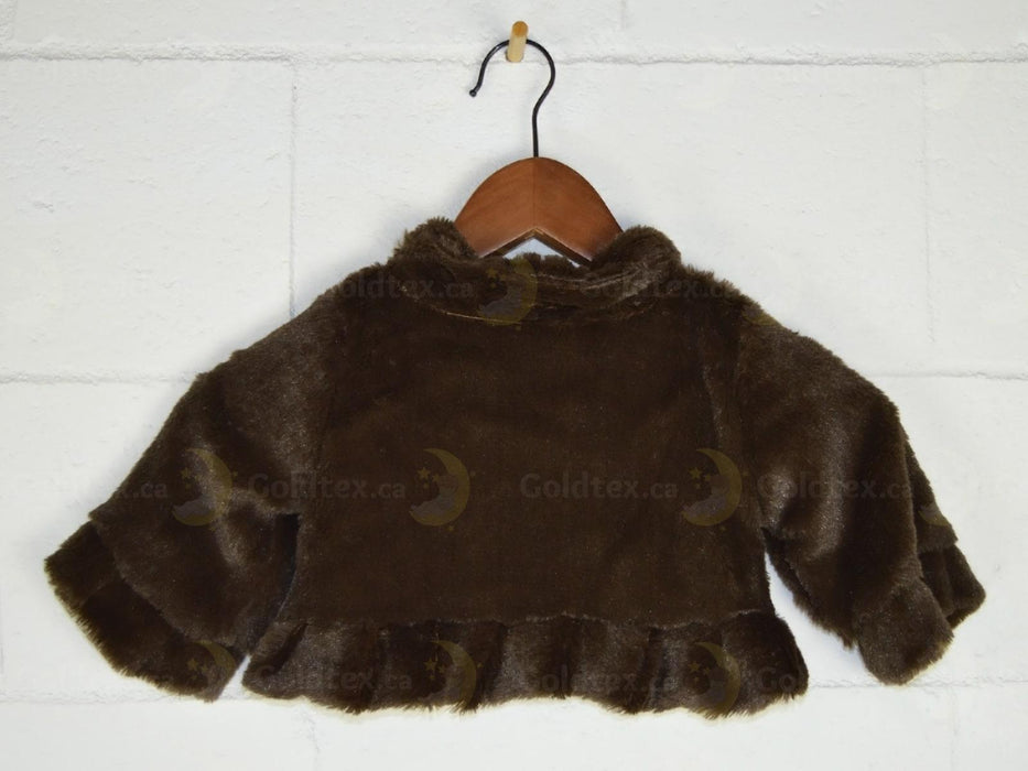 Formal Kids Wear - Children's Faux Fur Bolero - Perfect for Flower Girl, Baptism, Communion & Special Events - (Ages 6m-16 years)