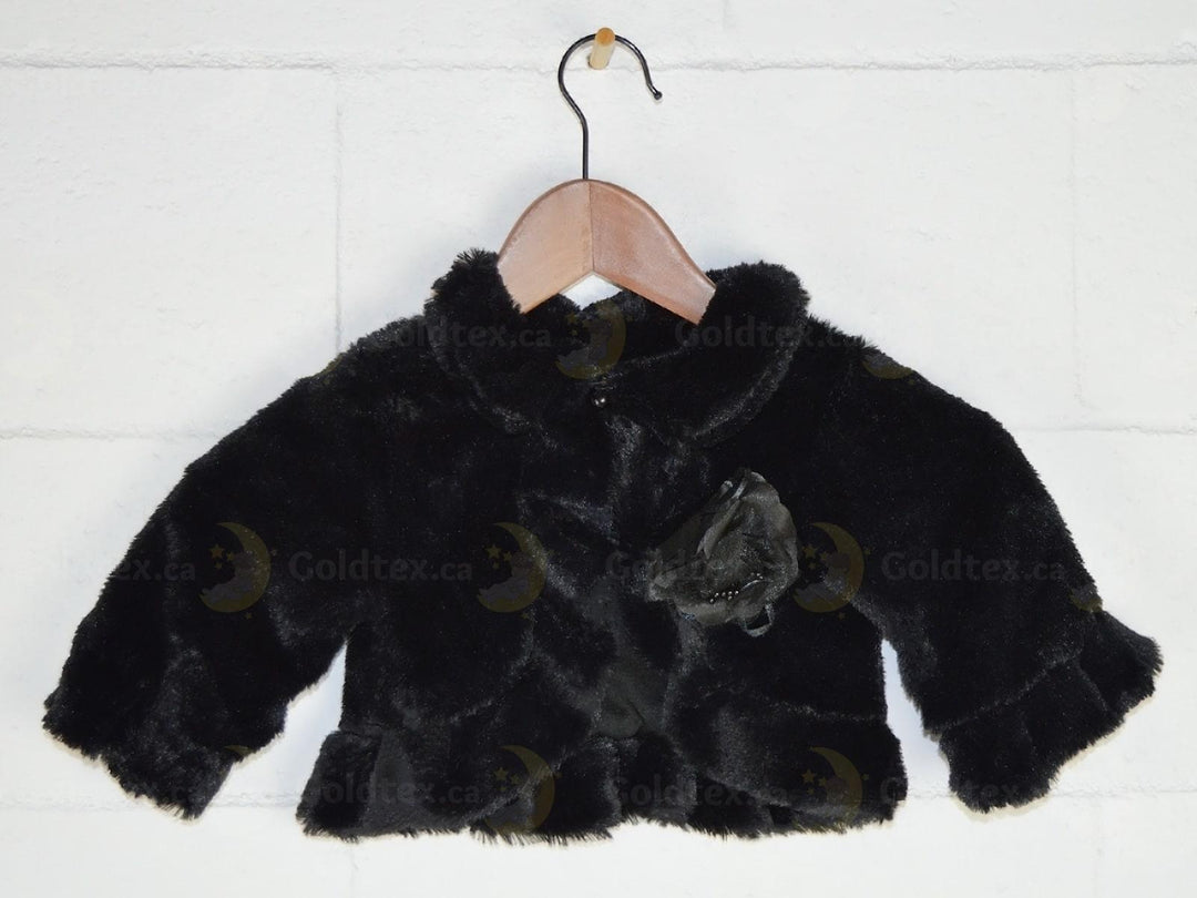 Formal Kids Wear - Children's Faux Fur Bolero - Perfect for Flower Girl, Baptism, Communion & Special Events - (Ages 6m-16 years)