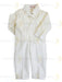 Formal Kids Wear - Elegant Boys Baptism Suit Set – White or Ivory with Knitted Blazer, Suspenders & Bow Tie