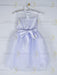 Formal Kids Wear - Elegant Flower Girl Dress with Bow - Children White Dress - (Ages 2-12)