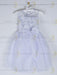 Formal Kids Wear - Elegant Flower Girl Dress with Bow - Children White Dress - (Ages 2-12)
