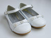 Formal Kids Wear - Elegant Mary Jane Girls Dress Shoes in Black, Ivory, Silver, and White - Baby, Toddler & Kids Sizes